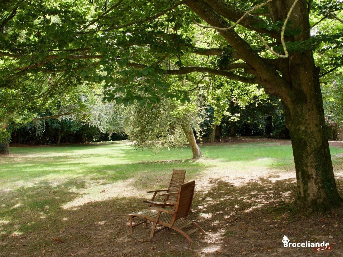 La Maison Rouge Broceliande Montauban-de-Bretagne Bagian luar foto