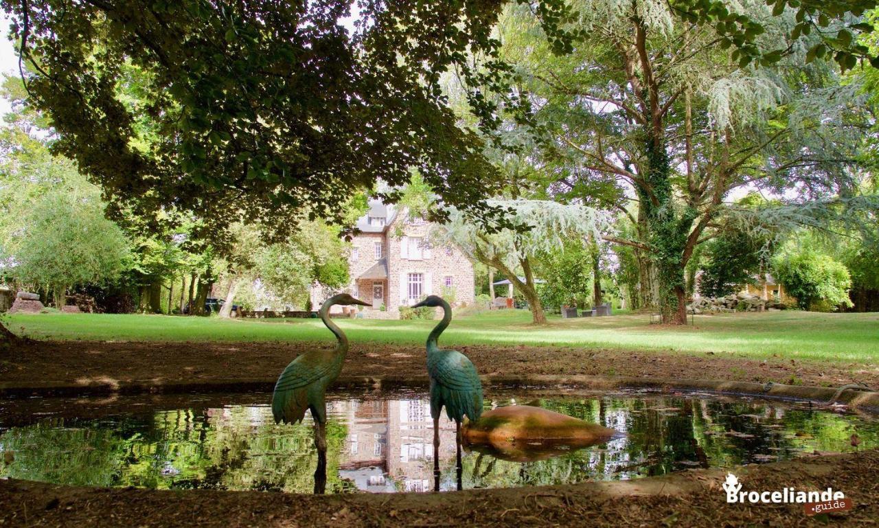 La Maison Rouge Broceliande Montauban-de-Bretagne Bagian luar foto