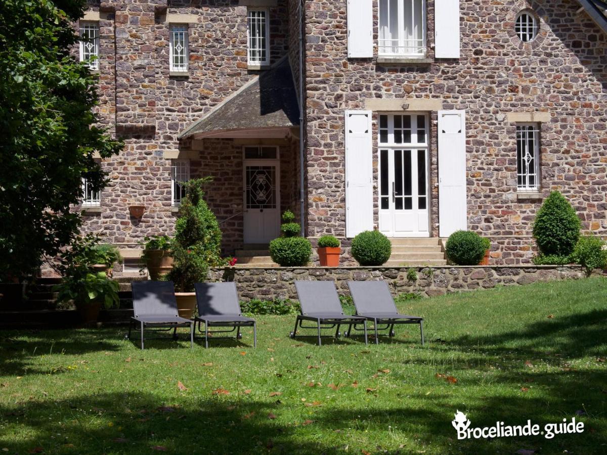 La Maison Rouge Broceliande Montauban-de-Bretagne Bagian luar foto